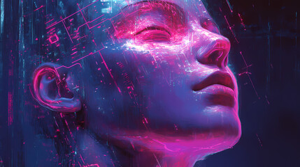 Cyberpunk future: exploring the edge of human enhancement. Post-Human Evolution. Illustration