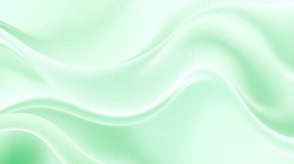Fototapeta premium Abstract light green wave background.