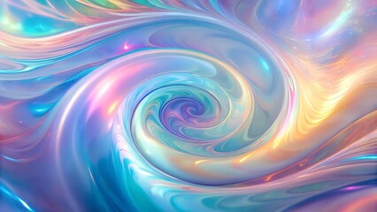 Abstract swirling patterns with vibrant colors and luminous textures