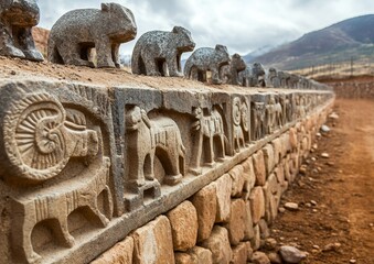 Located in Şanlıurfa, Turkey, Göbekli Tepe is an ancient site approximately 12,000 years old, famous for its stone-carved animal figures.