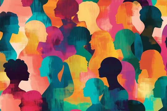 illustration, dei , diversity , equity, and inclusion. woman's day