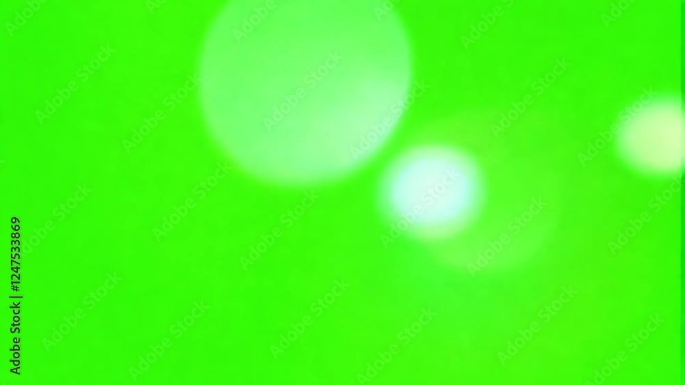 Poster abstract green bokeh: a vibrant green backdrop is adorned with soft, luminous bokeh, creating a drea