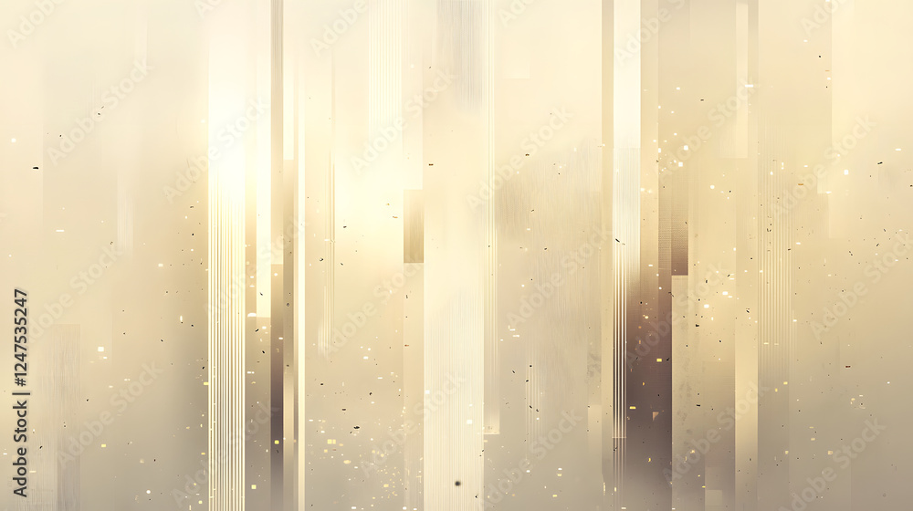 Poster a serene abstract composition of light and texture evoking calmness and tranquility