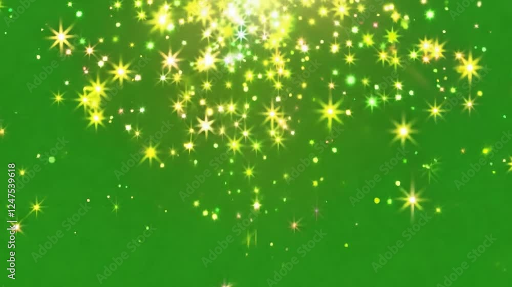 Poster glimmering constellation: a mesmerizing display of radiant stars, sparkling and twinkling against a 