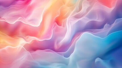 Obraz premium Multicolored motion blur lines flowing diagonally, soft glowing edges, high energy and fast-paced vibe