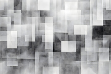 Abstract Composition of Light and Shadow in Monochromatic Textures and Shapes