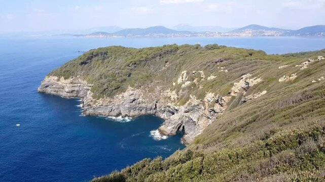 Calanque du Bl&eacute; in Hyeres, South of France