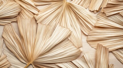 dried palm leaves background texture
