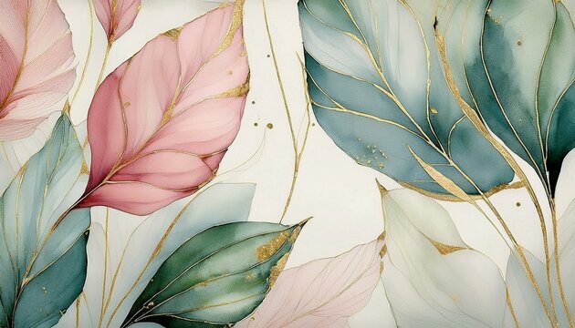 fiori astratti colori tenui