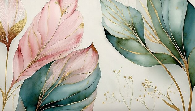 fiori astratti colori tenui