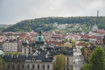 Obraz premium view of prague Czech republic in spring