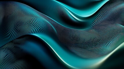 Abstract dynamic blue-green background with gradient transitions from light to dark