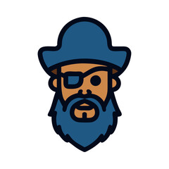 Pirate Captain Portrait Icon