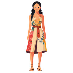 Laos Woman Summer Clothes and Style – Summer Outfits, Women's Summer Fashion, Light and Comfortable Summer Clothing, Trendy Women's Summer Wardrobe, Warm-Weather Essentials
