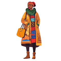 Lesotho Woman Winter Clothes and Style – Cozy Winter Outfits, Women's Winter Fashion, Warm and Stylish Winter Clothing, Trendy Cold-Weather Wardrobe, Chic Women's Winter Clothes
