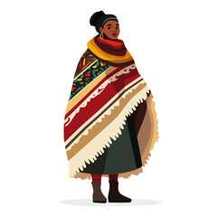 Lesotho Woman Winter Clothes and Style – Cozy Winter Outfits, Women's Winter Fashion, Warm and Stylish Winter Clothing, Trendy Cold-Weather Wardrobe, Chic Women's Winter Clothes
