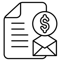 Compensation  Icon Element For Design