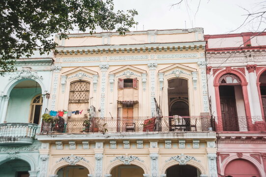 facade of a building in havana cuba