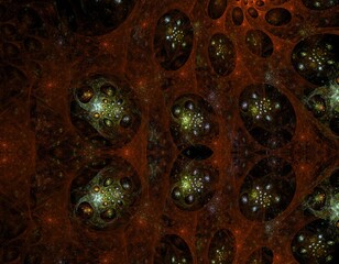 Imaginatory fractal abstract background Image