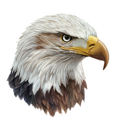 Eagle Head Vector Illustration | Majestic and Powerful Bird Art  
