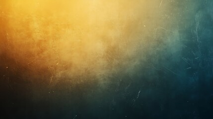 Smoky gradient, teal-gold texture