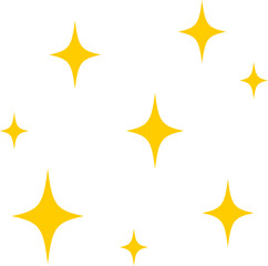 輝くキラキラのエフェクト、ピカピカ。