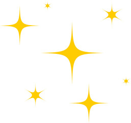 輝くキラキラのエフェクト、ピカピカ。