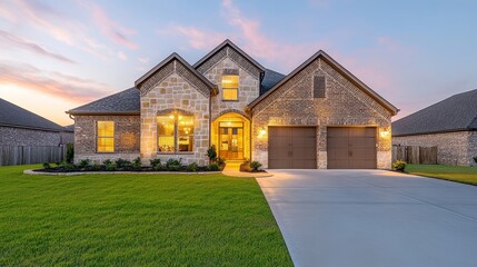 A generous ranch house designed by the Western Architectural Design Firm, featuring a perfect mix of comfort and style enhanced by subtle Western features.