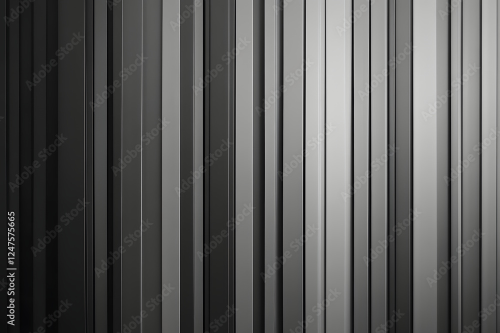 Poster exploring the subtle depths of monochrome: a study in vertical lines and texture