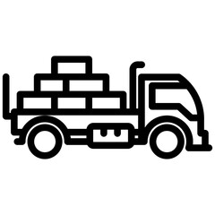 Fototapeta premium Logistic Delivery Icon