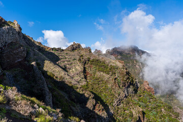 Pico do Arieiro hike on Madeira - PR1. One of the most stunning hikes on Madeira Island.