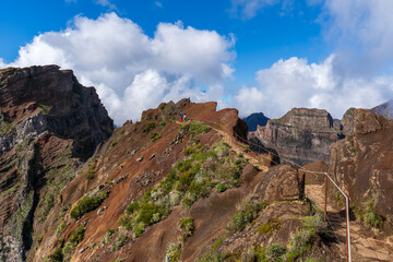 Pico do Arieiro hike on Madeira - PR1. One of the most stunning hikes on Madeira Island.
