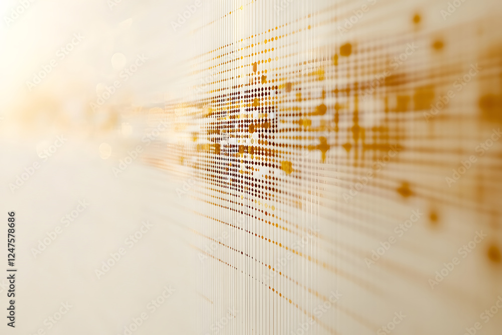 Poster abstract golden texture featuring soft light and contemporary patterns in a digital presentation