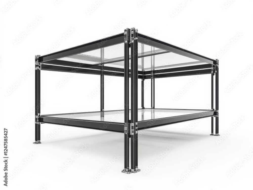 Poster design framework of modular structural tower modules