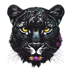 Leopard Head Vector Illustration | Fierce Big Cat Artwork for Logos & Digital Designs  
