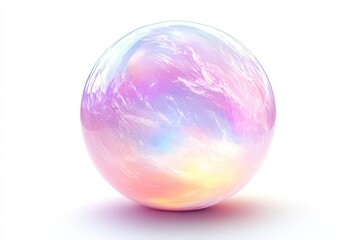 A cosmic crystal ball with a galaxy inside, embodying mystic and cosmic forces
