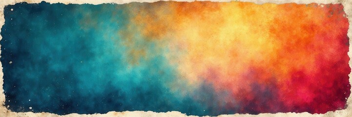 Fototapeta premium Distressed textures, faded colors, ripped edges, aged, ripped