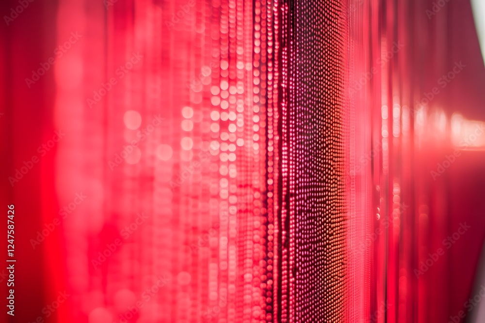 Poster vibrant red abstract background with textured blurry pattern