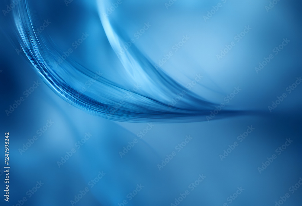 Poster blue design lines shape color smooth background curve abstract blurred sky light texture pattern wat