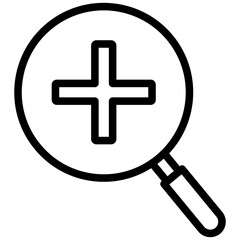 Fototapeta premium Zoom In Icon