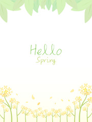 spring background illustration