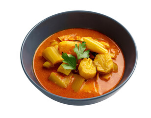 Spicy Curry: A vibrant and flavorful leek curry PNG