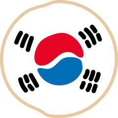 Obraz premium 태극기일러스트