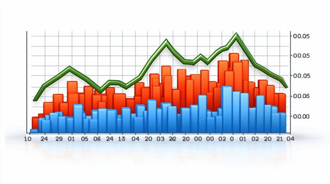 Dual-line graph showing data trends over time.