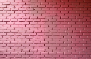 Pink brick wall. Modern loft interior. Stylish background design. Aged urban brick pattern. Suitable for design projects. Trendy pink hues. Interior space. Suitable for loft apartments, unique design