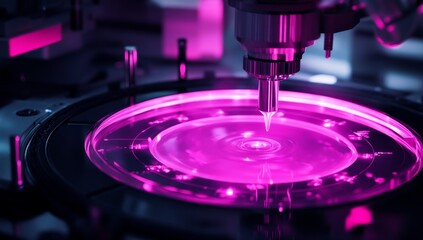 Precision wafer processing in cleanroom lab