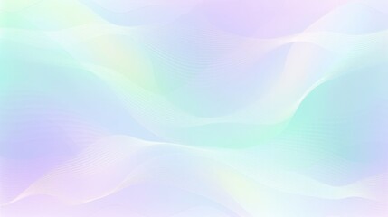 Obraz premium Pastel blue, purple, lilac, lavender, green, turquoise, teal, yellow, beige, and white abstract background with color gradient ombre, noise grain texture, and metallic foil accents.