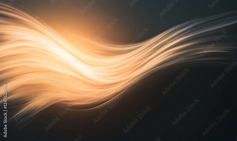 Poster a vibrant abstract image featuring swirling light, ideal for creative and artistic projects.
