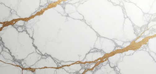 High-resolution image of elegant white marble with subtle golden veins. Luxurious texture, pattern perfect for interior design. Natural marble surface. Polished, smooth. Beautiful background for