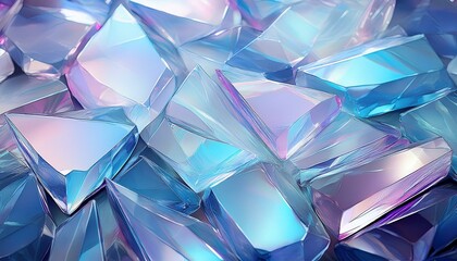 ピンクと紫の反射が美しいホログラフィックテクスチャ